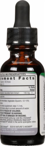 Nature's Answer Muira Puama Herbal Supplement 2000mg Perspective: back