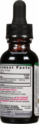 Nature's Answer Passionflower Herbal Supplement 2000mg Perspective: back