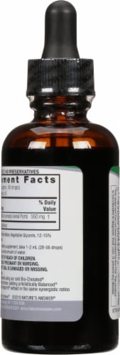 Nature's Answer Passion Flower Herbal Supplement 2000mg Perspective: back