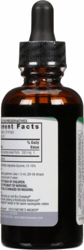 Nature's Answer Passion Flower Herbal Supplement 2000mg Perspective: back
