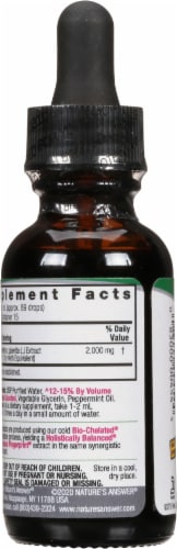 Nature's Answer Peppermint Herbal Supplement 2000mg Perspective: back
