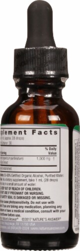 Nature's Answer St John's Wort Herbal Supplement 1000mg Perspective: back