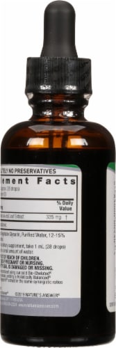 Nature's Answer Uva Ursi Herbal Supplement 1000mg Perspective: back