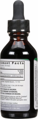 Nature's Answer Yellowdock Extract 2000 mg Perspective: back
