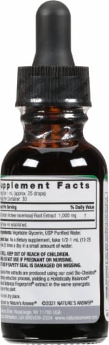 Nature's Answer Black Cohosh Herbal Supplement 40mg Perspective: back