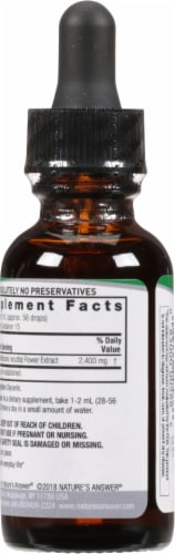 Nature's Answer Chamomile Extract 2400 mg Perspective: back