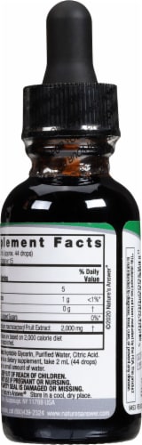 Nature's Answer Cranberry Herbal Supplement 10000mg Perspective: back