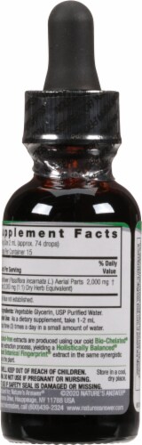 Nature's Answer Passionflower Herbal Supplement Perspective: back
