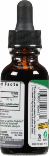 Nature's Answer Rhodiola Root Herbal Supplement Perspective: back
