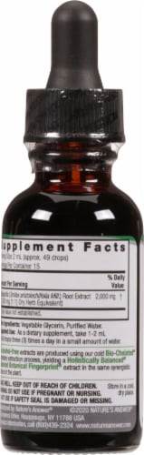 Nature's Answer Sarsaparilla Herbal Supplement 2000mg Perspective: back
