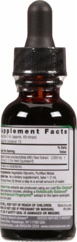 Nature's Answer Sarsaparilla Herbal Supplement 2000mg Perspective: back