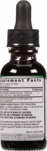 Nature's Answer Schisandra Herbal Supplement 2000mg Perspective: back