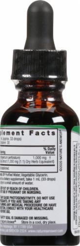Nature's Answer St John's Wort Herbal Supplement 1000mg Perspective: back