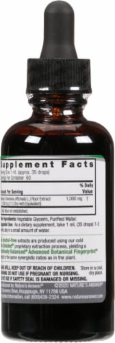 Natures Answer Valerian Root Extract 1000 mg Perspective: back