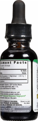 Nature's Answer Alcohol-Free White Ginseng Extract 1000mg Perspective: back
