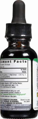 Nature's Answer Alcohol-Free White Ginseng Extract 1000mg Perspective: back