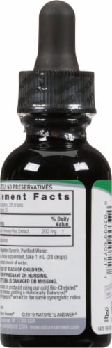 Nature's Answer Bupleurum Extract 1000mg Perspective: back