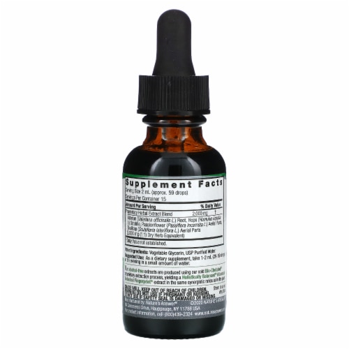 Nature's Answer Slumber Herbal Blend Alcohol-Free 2 000 mg - 1 fl oz (30 ml) Perspective: back