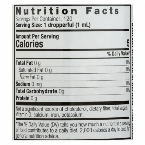 Nature's Answer - Pure Vegetable Glycerin Alcohol Free - 4 fl oz Perspective: back