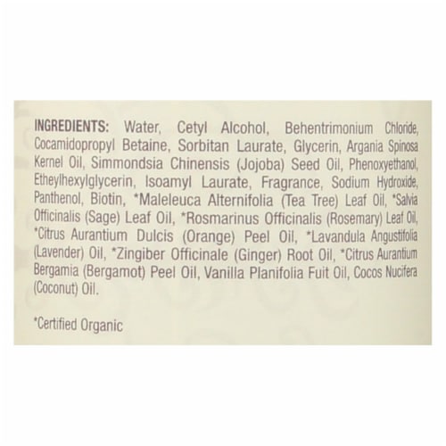 Nature's Answer Coconut Vanilla Essential Oil Conditioner - 1 Each - 16 OZ Perspective: back