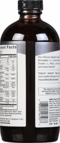 Nature's Answer Liquid Vitamin B-Complex Perspective: back