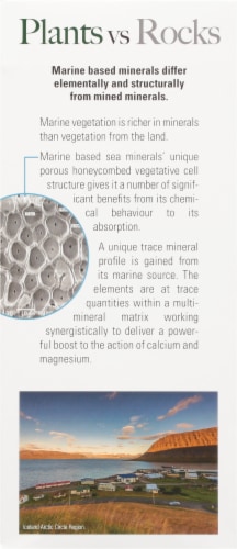 Nature's Answer Plant Based Calcium 500 mg / Magnesium 250 mg Dietary Supplement Perspective: back