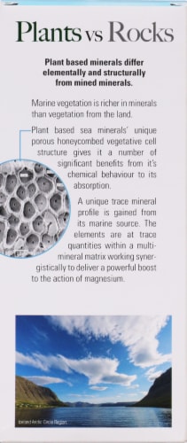 Nature's Answer Plant Based Magnesium 500 mg Dietary Supplement Perspective: back