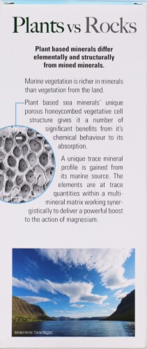 Nature's Answer Plant Based Magnesium 500 mg Dietary Supplement Perspective: back