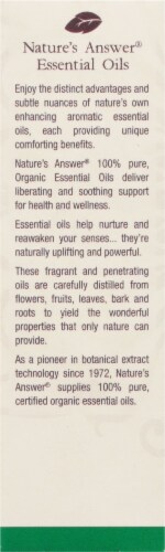 Nature's Answer Lemon Essential Oil Perspective: back