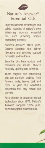 Nature's Answer Tea Tree Essential Oil Perspective: back