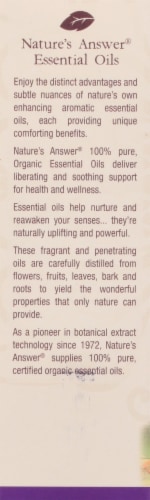 Nature's Answer Unwind & Destress Essential Oil Perspective: back
