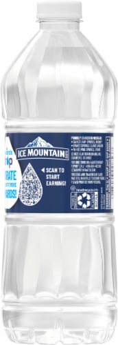 Ice Mountain® 100% Natural Spring Bottled Water Perspective: back