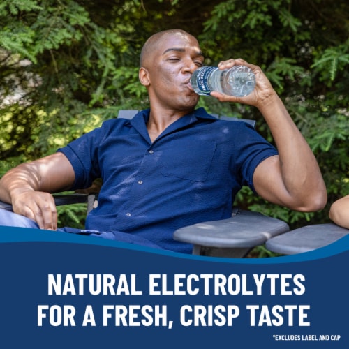 Ice Mountain® 100% Natural Spring Bottled Water Perspective: back