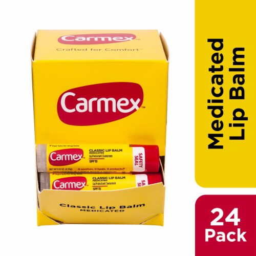Carmex® Original Moisturizing Lip Balm Pack Perspective: back