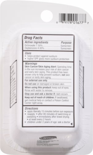 Carmex Mini Tube Lip Balm Perspective: back