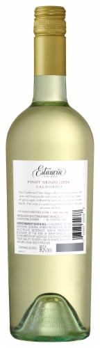 Estancia Pinot Grigio California White Wine Perspective: back