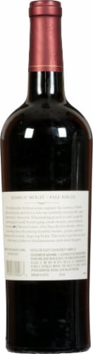 Estancia Merlot Red Wine Perspective: back