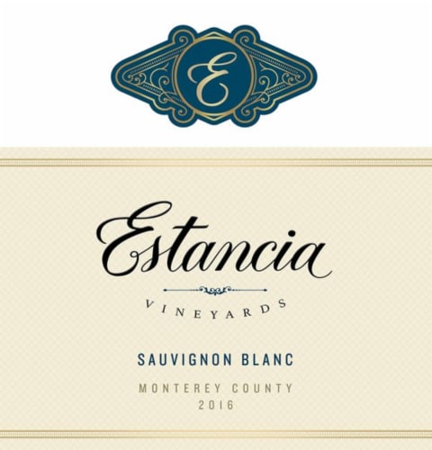 Estancia Sauvignon Blanc California White Wine Perspective: back