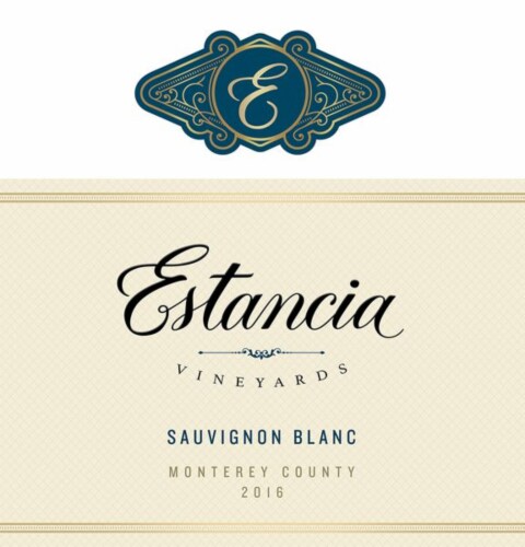 Estancia Sauvignon Blanc California White Wine Perspective: back