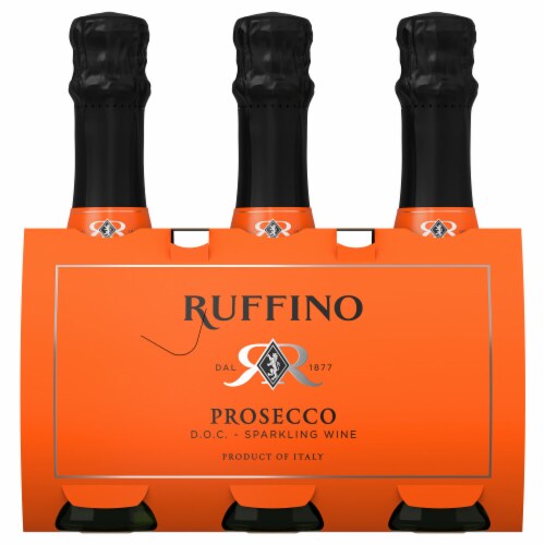 Ruffino Italian Prosecco DOC White Sparkling Wine Perspective: back