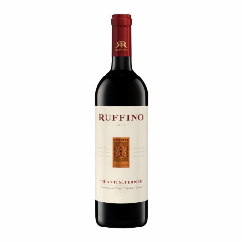 Ruffino Italian Il Leo Chianti Superiore DOCG Sangiovese Red Blend Red Wine Perspective: back