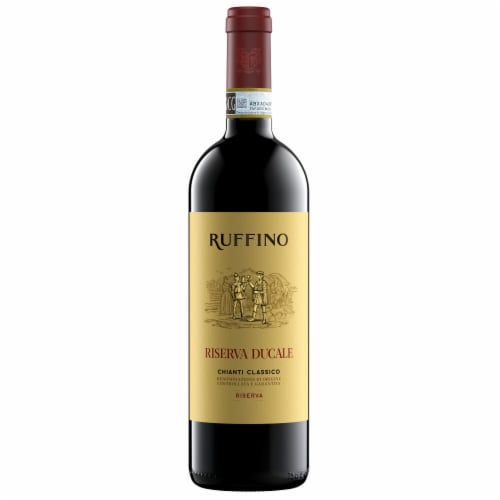 Ruffino Italian Riserva Ducale Chianti Classico DOCG Sangiovese Red Blend Red Wine Perspective: back