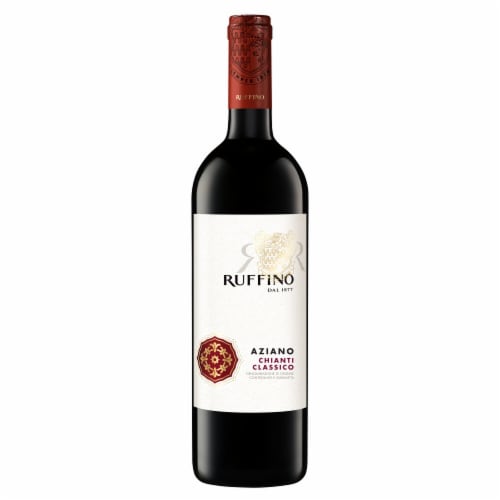 Ruffino Italian Aziano Chianti Classico DOCG Sangiovese Red Blend Red Wine Perspective: back
