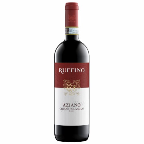 Ruffino Italian Aziano Chianti Classico DOCG Sangiovese Red Blend Red Wine Perspective: back