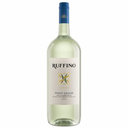 Ruffino Italian Pinot Grigio Italian White Wine Perspective: back