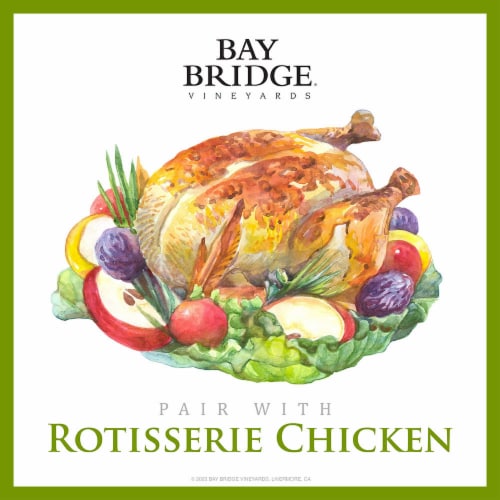 Bay Bridge® Pinot Grigio / Colombard White Wine Perspective: back
