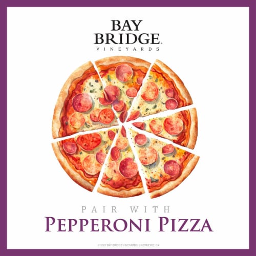 Bay Bridge Red Blend Perspective: back