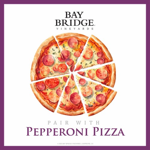 Bay Bridge Red Blend Perspective: back