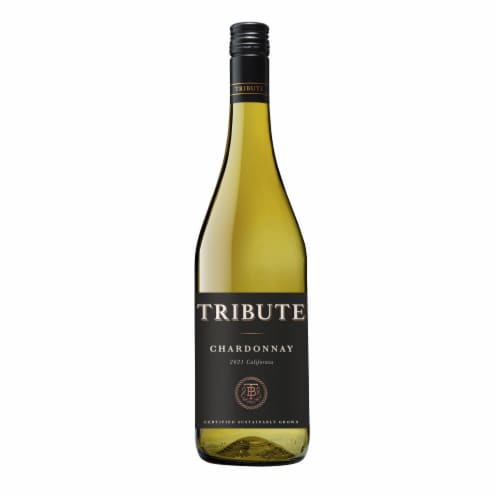 Tribute Chardonnay California White Wine Perspective: back