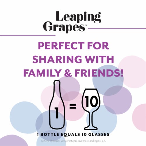 Leaping Grapes Merlot Red Wine Perspective: back